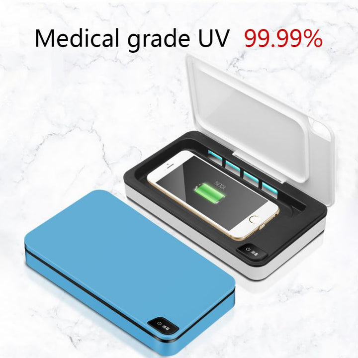 UV Phone Sanitizer & Wireless Charger — 99.99% Sterilization