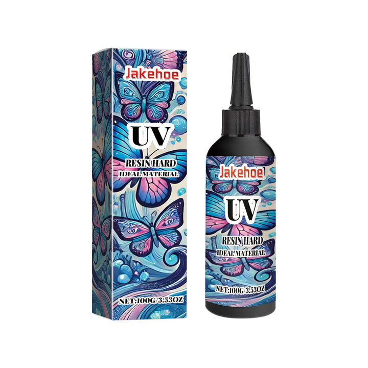 UV Resin Glue for Clear, Fast-Curing DIY Craft Jewelry