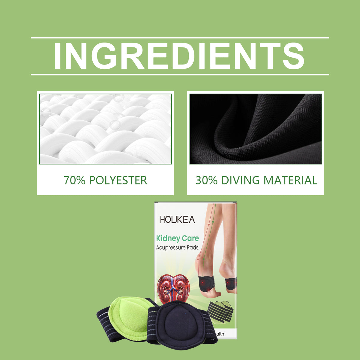 Shiatsu Acupressure Foot Pads for Circulation & Pain