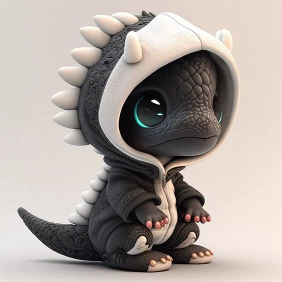Halloween Dinosaur Elf Figurine for Whimsical Displays