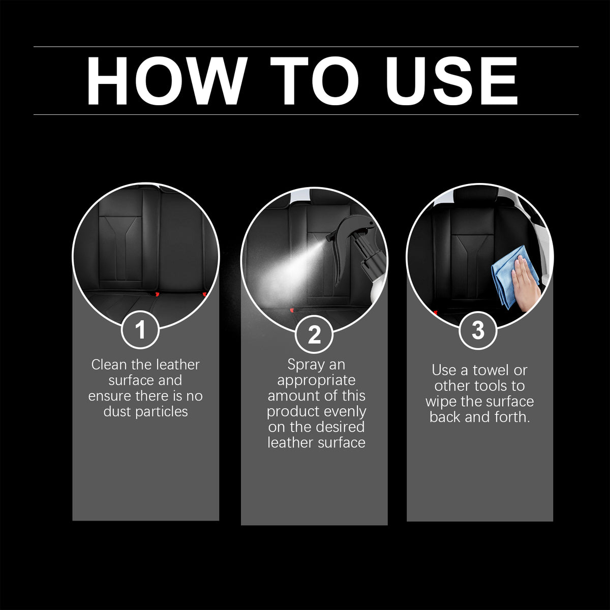 Automotive Leather Coating Spray for UV Protection