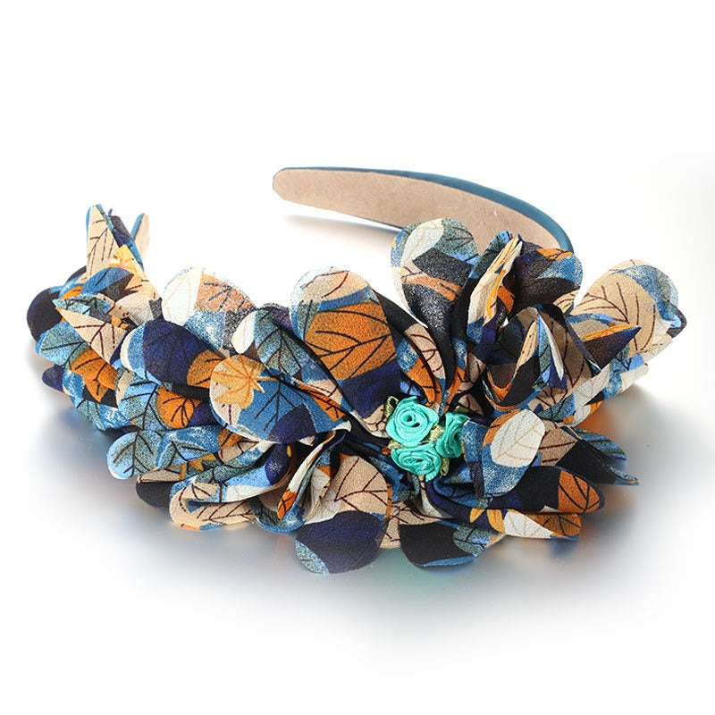 Oversized Floral Statement Headband for Colorful Style