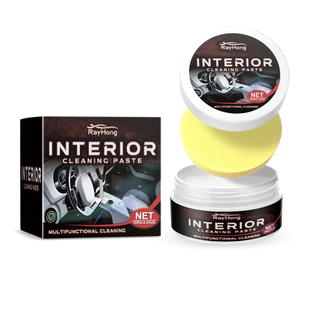 Car Interior Cleaning Cream for Leather Seat Care