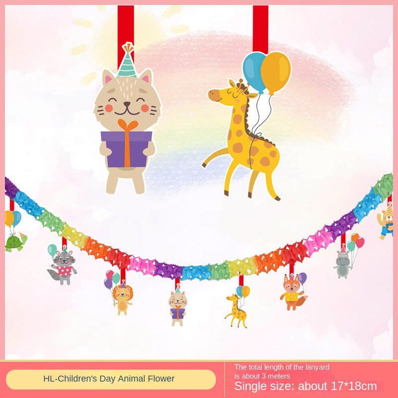 Children's Day Streamers & Animal Party Decorations