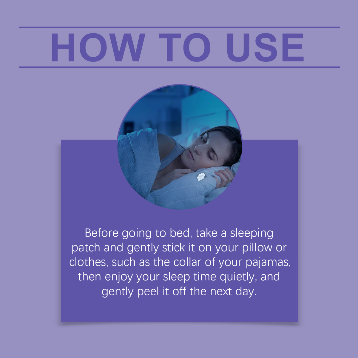 Lavender Night Patches for Peaceful Bedtime Relaxation