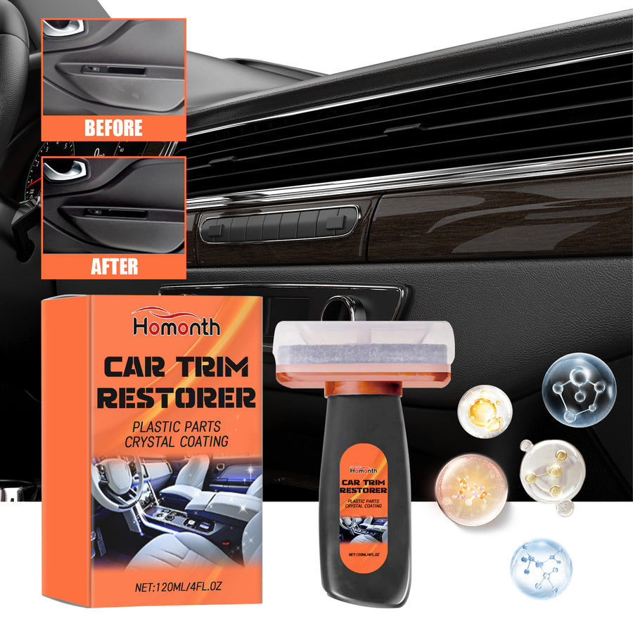 Car Trim Restorer for Faded Interior Plastic Care