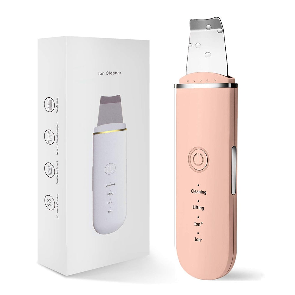 Ultrasonic Skin Scrubber — Clearer, Firmer Skin with Ion