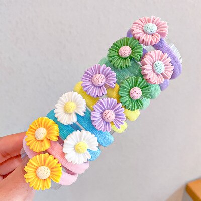 Rainbow Cartoon Hair Ties for Cheerful Everyday Styles