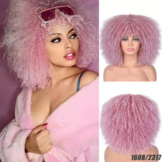 Small Curly Afro Wig for Instant Full-Volume Styling