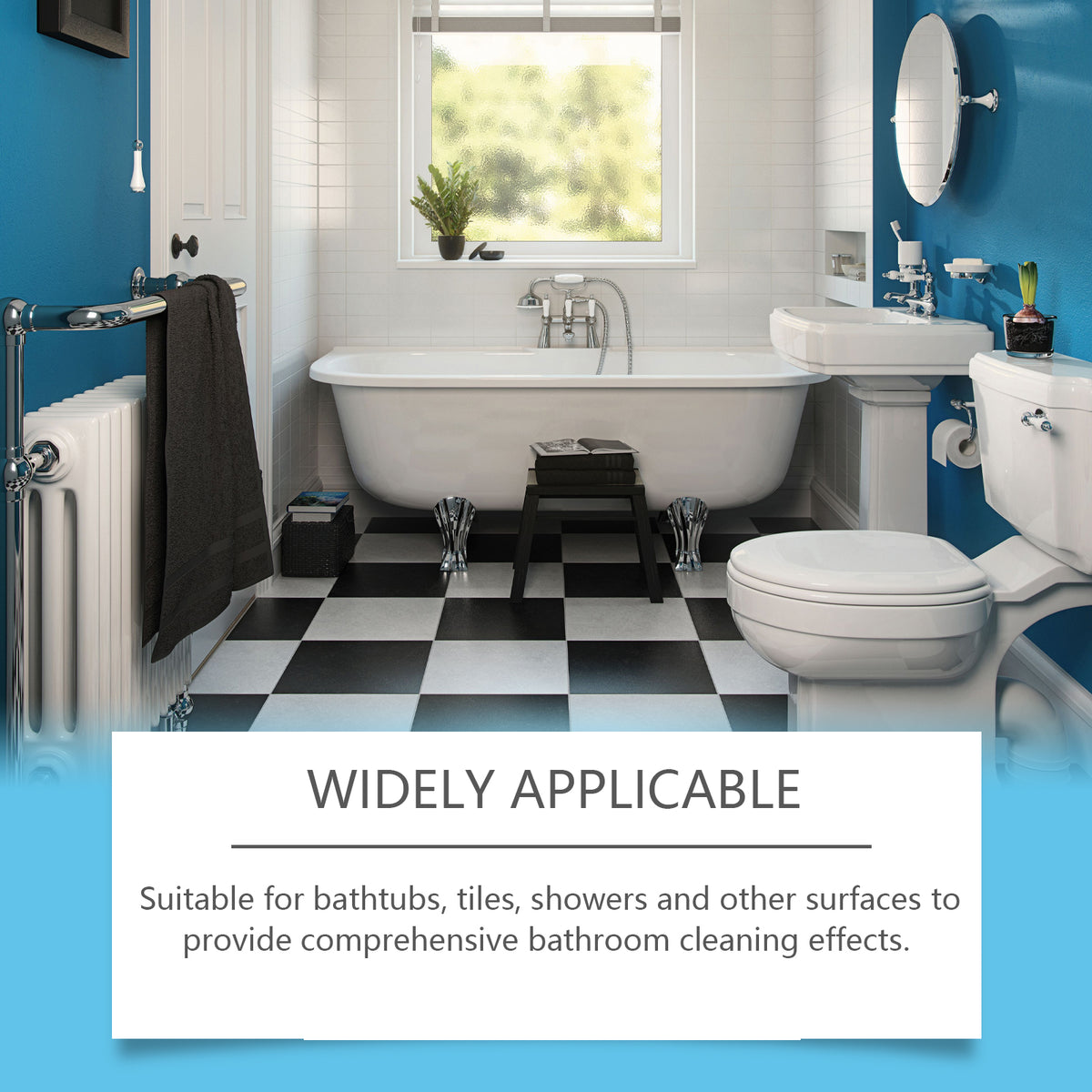Bathroom Foam Cleaning Spray for Water Stains and Scale