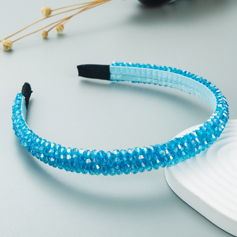 Crystal Bead Hair Band for Sparkling Polished Styles