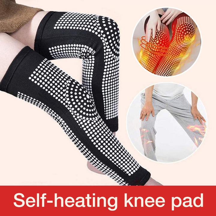 1 Pair Dot Matrix Self Heating Knee Pads Brace Sports Kneepa