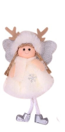 Plush Christmas Hanging Ornaments for Cozy Holiday Charm