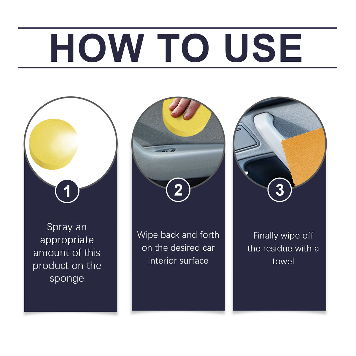 Car Interior Restoration Spray With Protective Finish