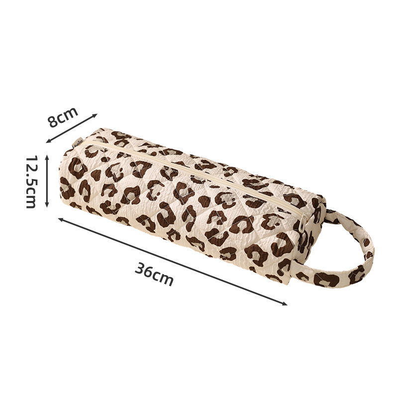 Padded Hair Dryer Storage Bag, Quilted Cotton Travel Case