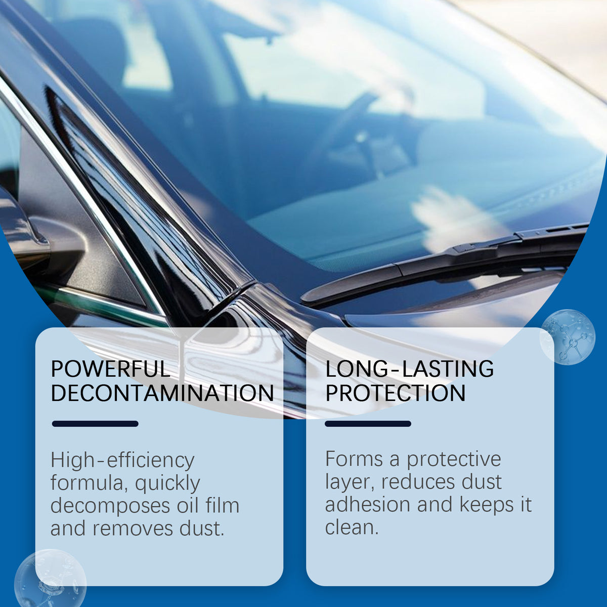 Automotive Glass Oil Film Cleaner for Clearer Vision