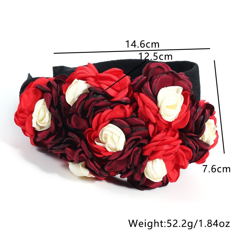 3D Floral Headband for Instant Statement Outfit Style