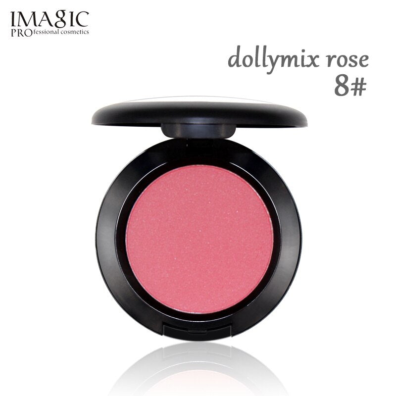 Pressed Blush Powder Palette: 8 Versatile Cheek Shades
