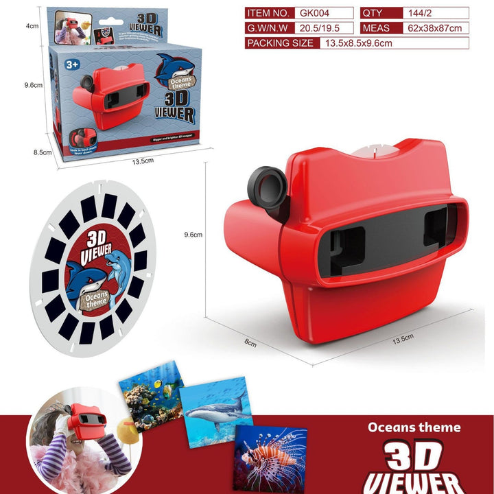 3D Animal Viewer Toy for Screen-Free Learning Play