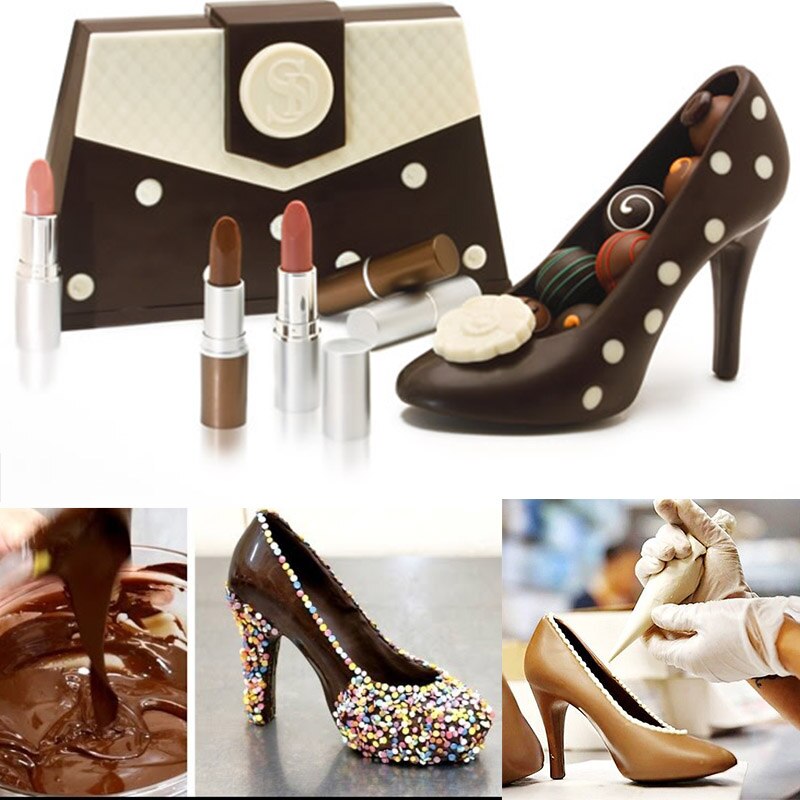 High Heel Shoe Chocolate Mold for 3D Candy at Home