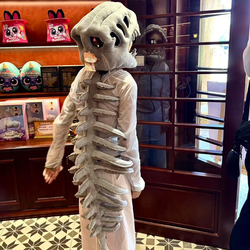 3D Dinosaur Skeleton Costume for Kids - Funny Dress-Up