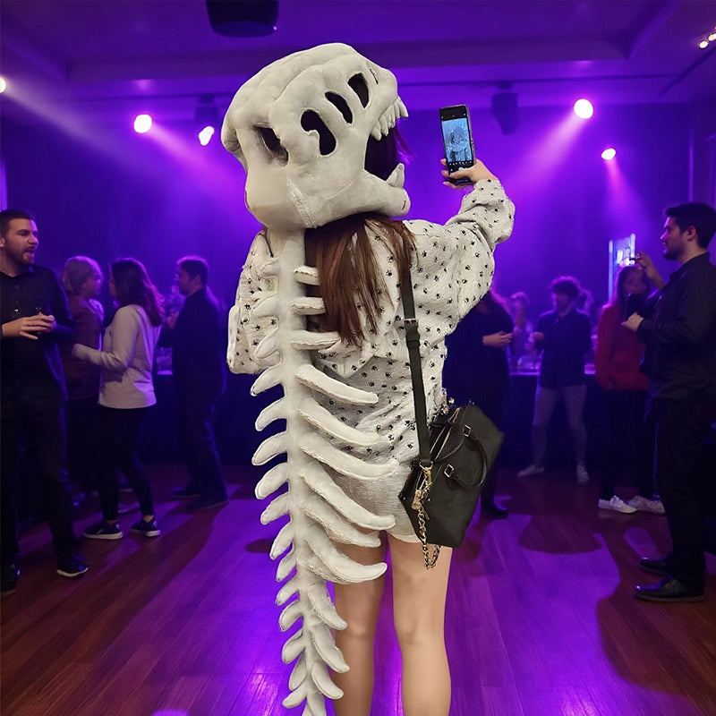 3D Dinosaur Skeleton Costume for Kids - Funny Dress-Up