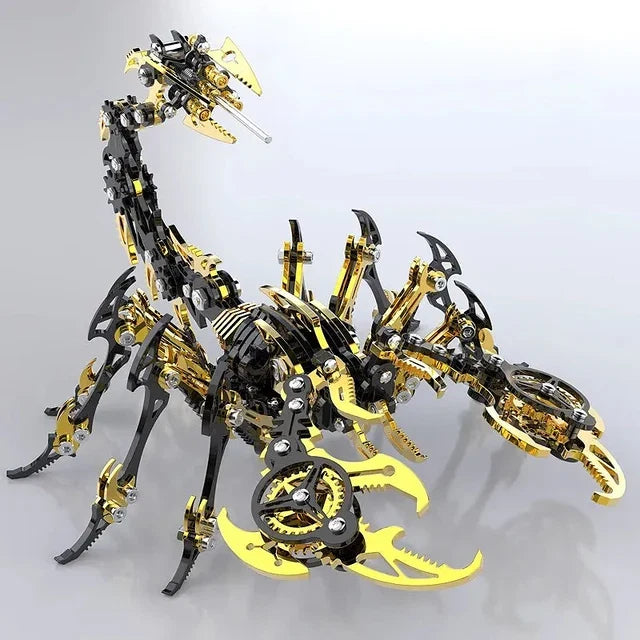 3D Metal Scorpion Model Kit for Steampunk Desk Display