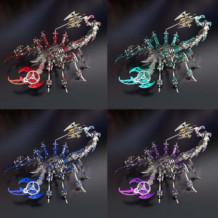 3D Metal Scorpion Model Kit for Steampunk Desk Display