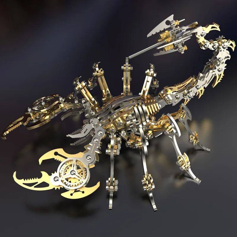 3D Metal Scorpion Model Kit for Steampunk Desk Display