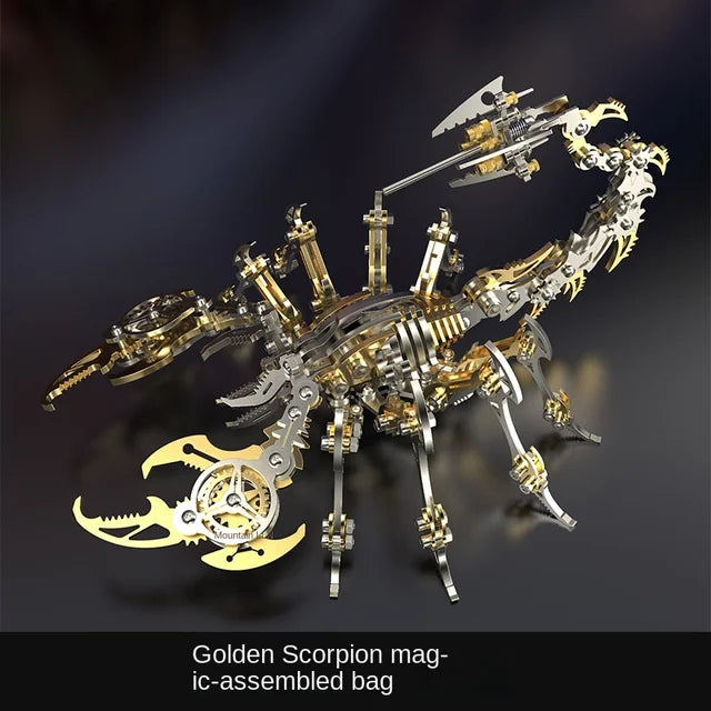 3D Metal Scorpion Model Kit for Steampunk Desk Display