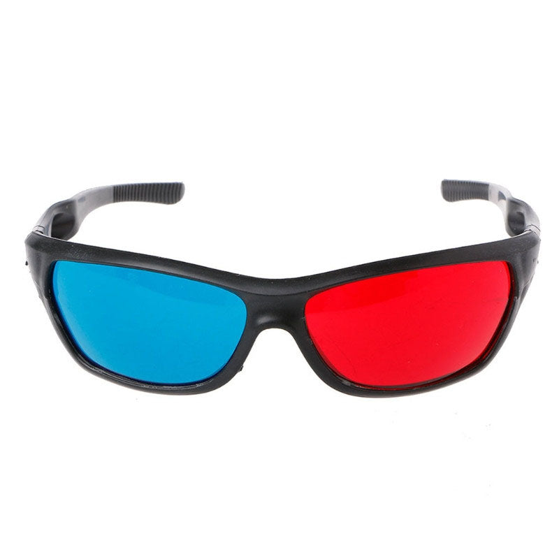 Red Cyan Anaglyph 3D Glasses for Movies and Games at Home