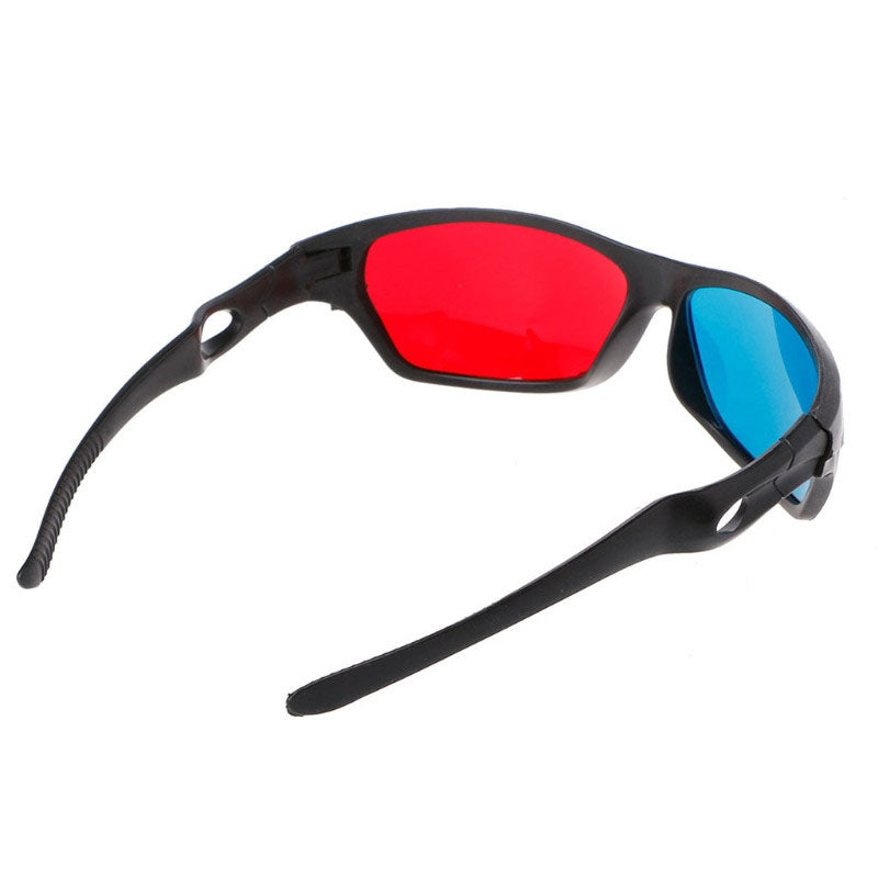 Red Cyan Anaglyph 3D Glasses for Movies and Games at Home