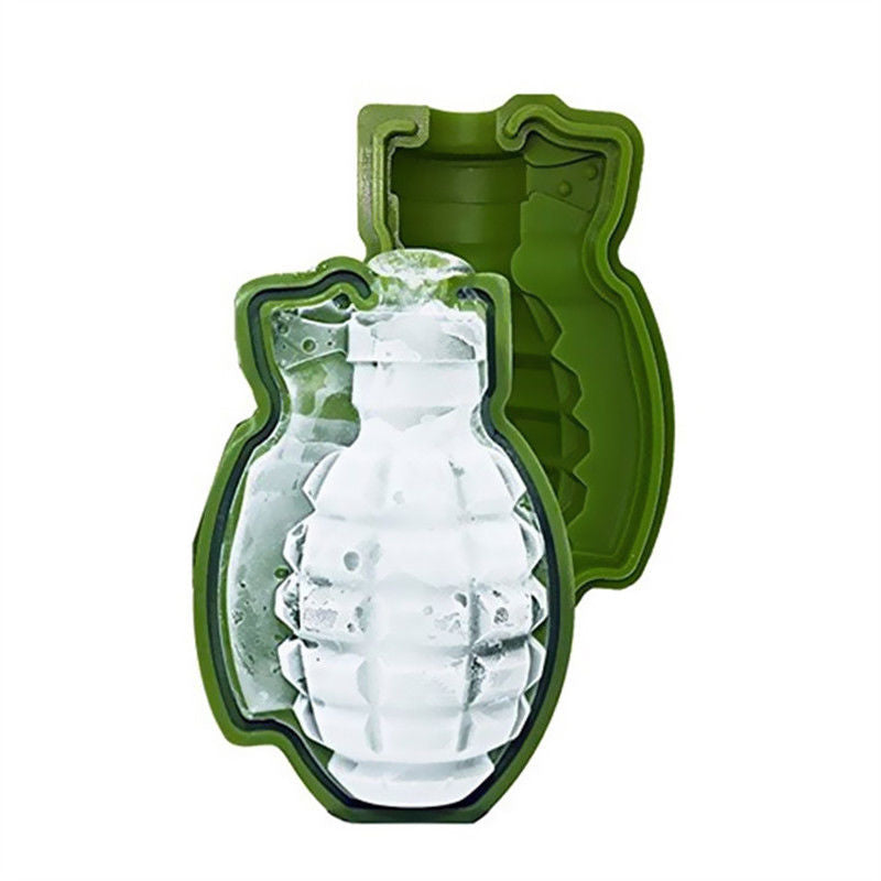 Grenade Ice Cube Mold for Whiskey Silicone Ice Maker