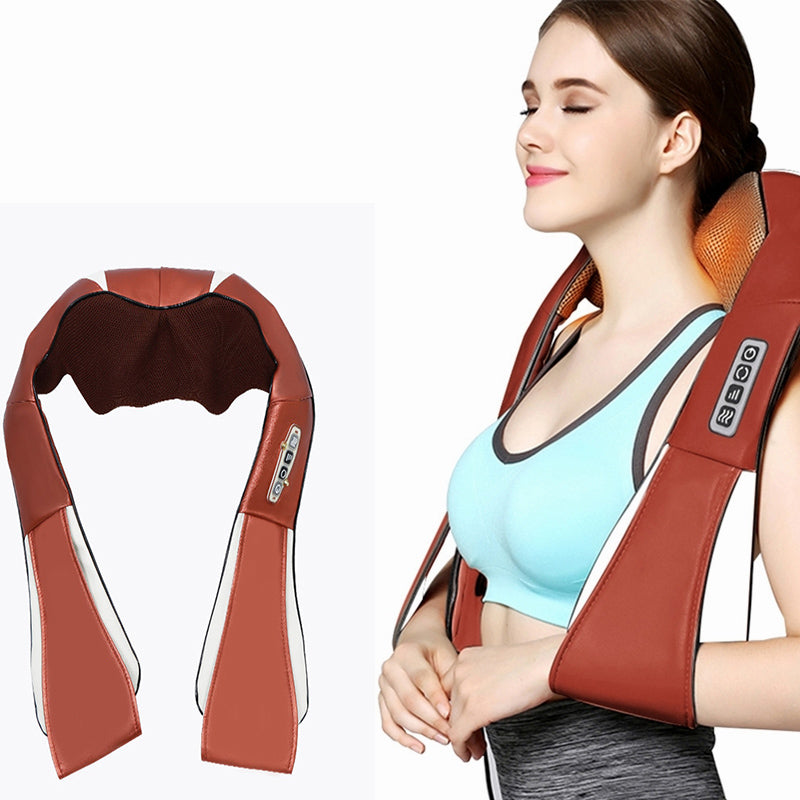 Heated Neck and Shoulder Massage Shawl for Home & Car