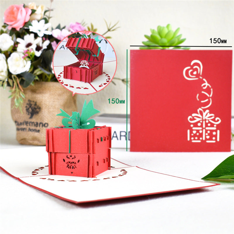 3D Pop-Up Love Card For Memorable Romantic Messages