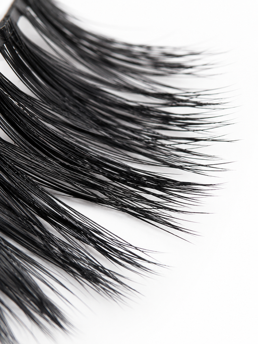 3D Mink False Eyelashes — Wispy Theatrical Volume