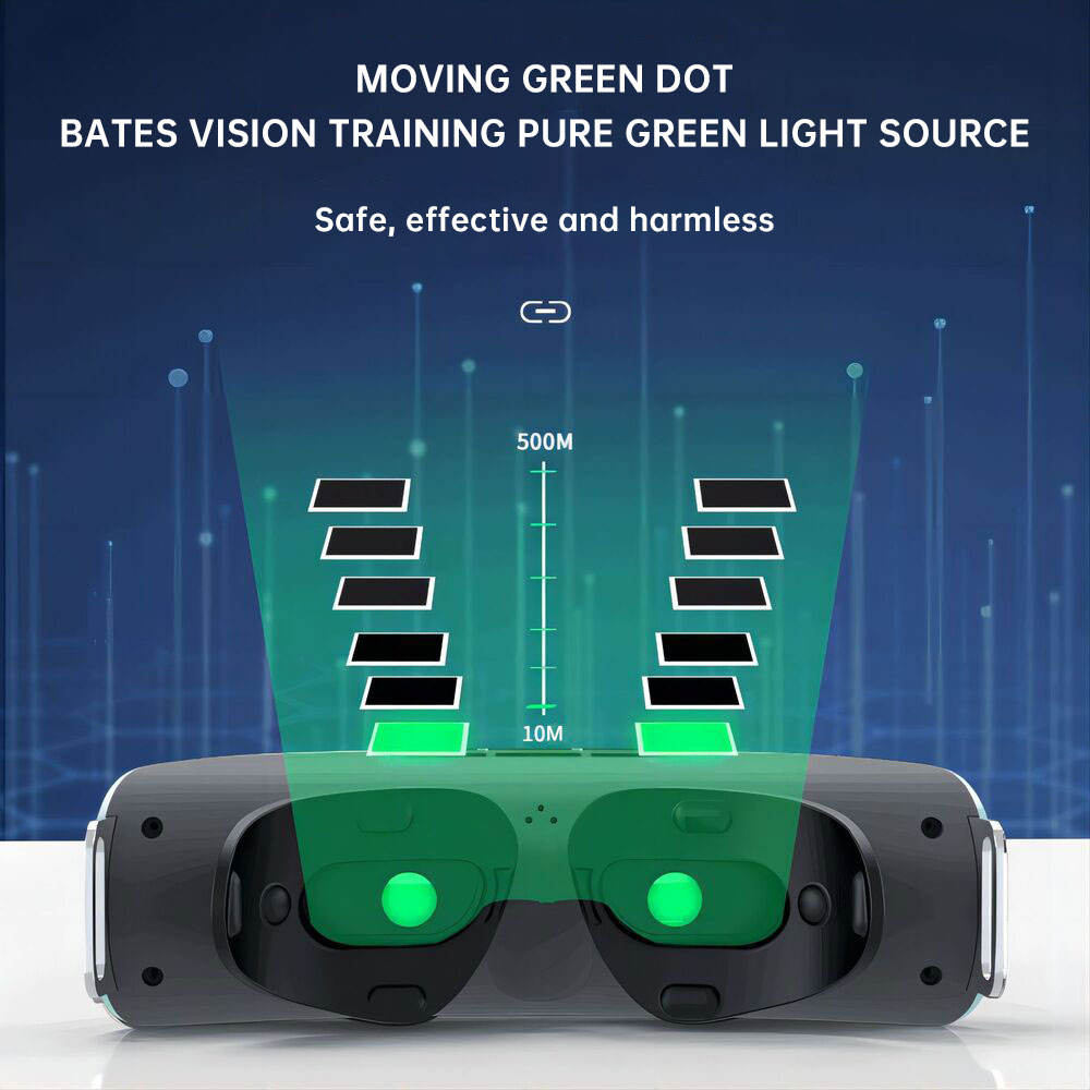 Green Light Eye Massager for Eye Fatigue Relief at Home
