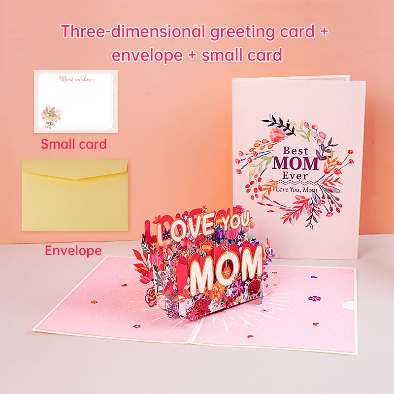 3D Paper-Cut Mother's Day Card for a Memorable Gift