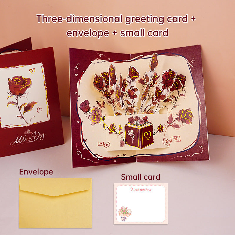 3D Paper-Cut Mother's Day Card for a Memorable Gift