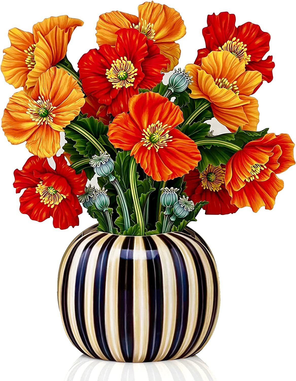 3D Paper Flower Greeting Card Keepsake Bouquet Gift