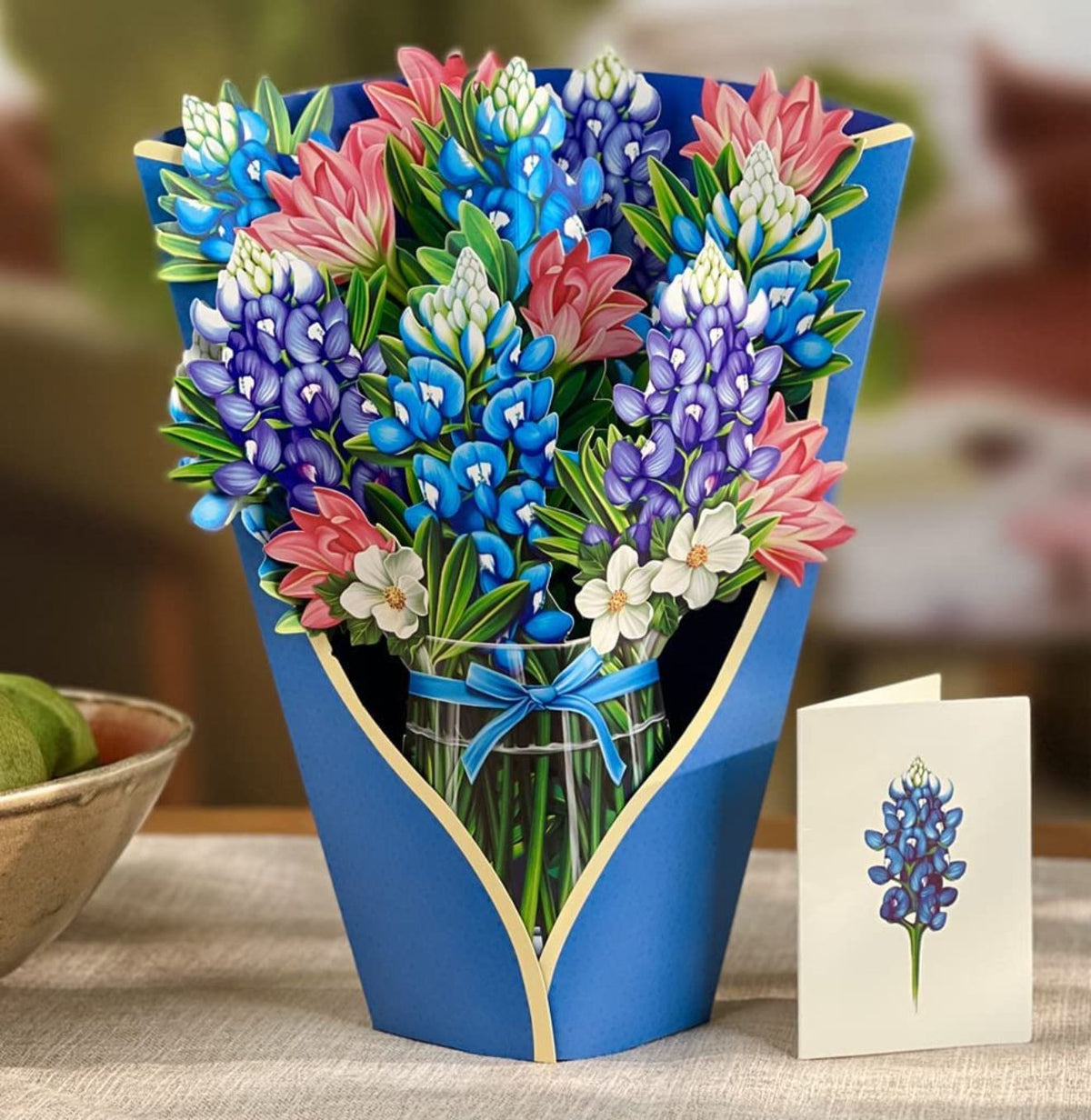 3D Paper Flower Greeting Card Keepsake Bouquet Gift