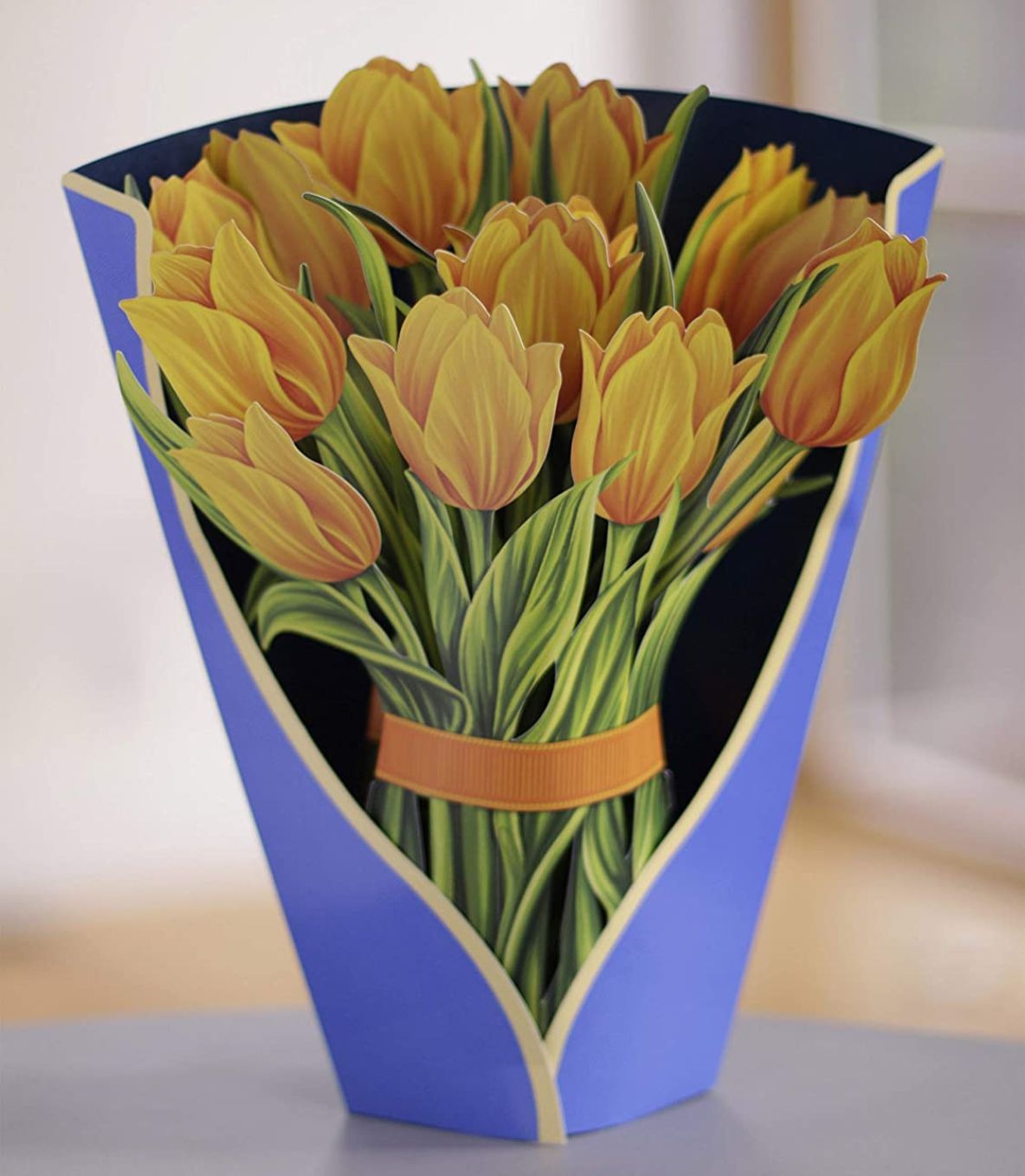 3D Paper Flower Greeting Card Keepsake Bouquet Gift