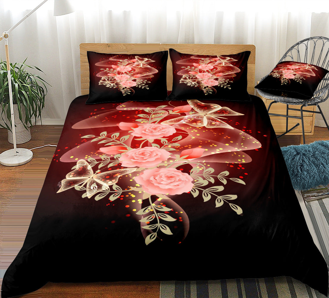 3D Floral Duvet Cover Set for a Vivid Bedroom Refresh