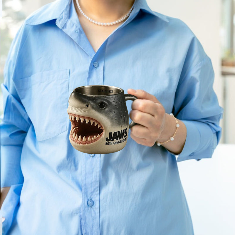3D Shark Mug: JAWS 50th Anniversary Collector Gift