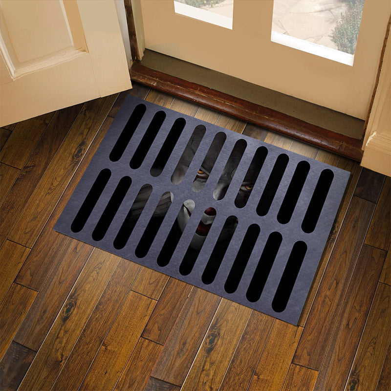3D Illusion Floor Mat for Playful Entryway Decor