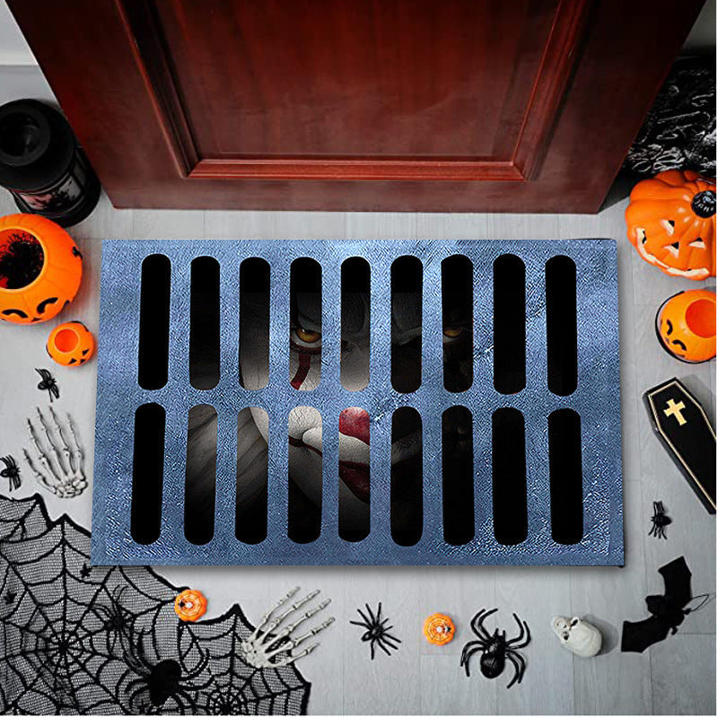 3D Illusion Floor Mat for Playful Entryway Decor
