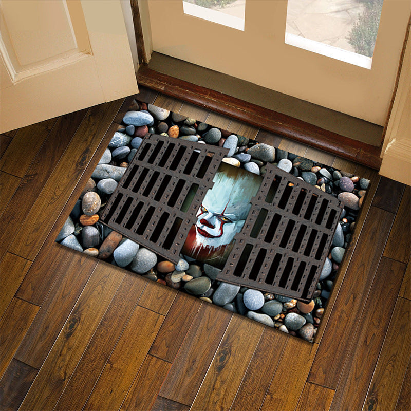 3D Illusion Floor Mat for Playful Entryway Decor