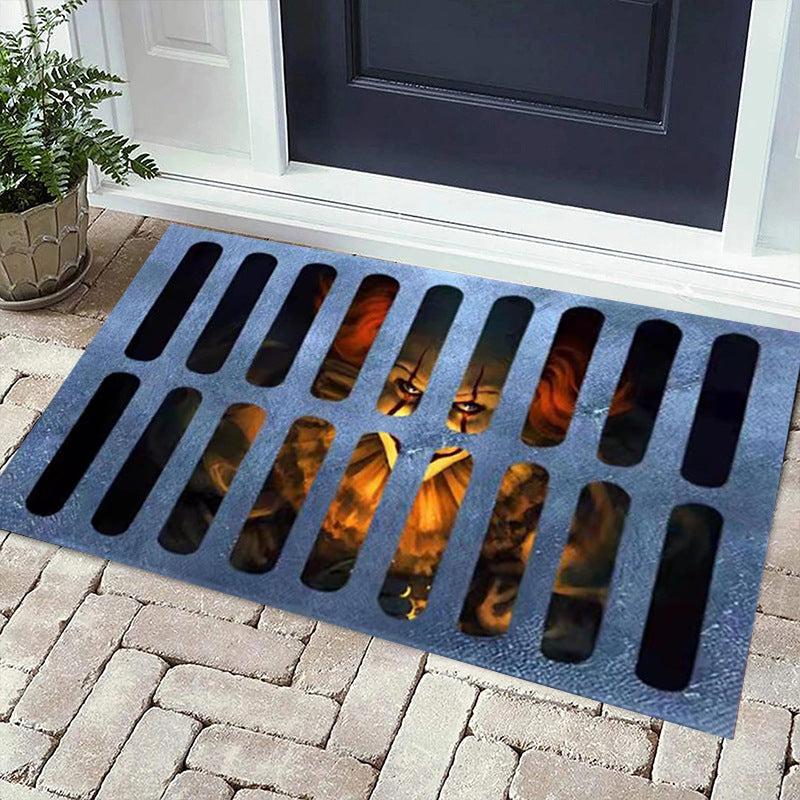 3D Illusion Floor Mat for Playful Entryway Decor