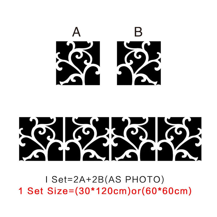 3D Acrylic Wall Mirror for a Luxe Ornamental Feature