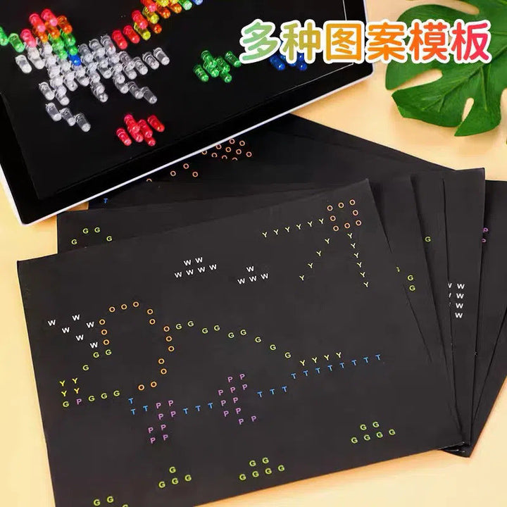 Pixel Art Light Panel Toy for Screen-Free Creativity